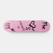 Skateboard L'amour de l'argent Doodle rose Evil (Horz)