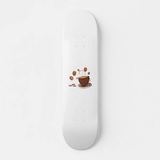 Skateboard L'amour du café (Devant)
