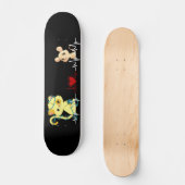 Skateboard L'amour entre chat et souris (Recto)