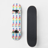 Skateboard L'amour est l'amour (Recto)