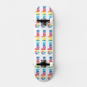 Skateboard L'amour est l'amour (Recto)