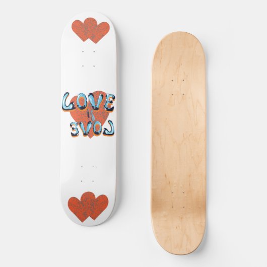 Skateboard L'amour est l'amour (Recto)