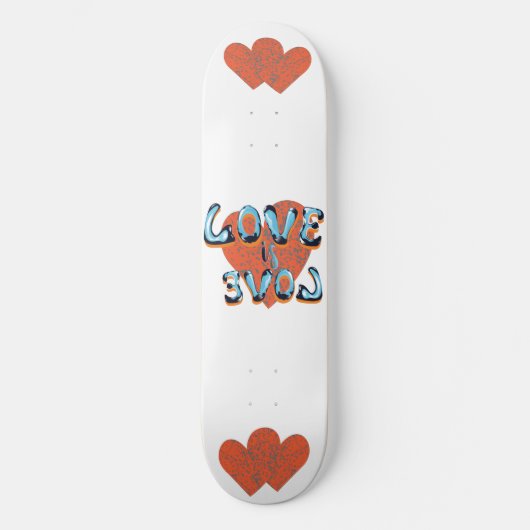 Skateboard L'amour est l'amour (Recto)