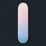 Skateboard Lampant bleu<br><div class="desc">elegant pastel pink blue bright gradient colors. beautiful blurred background.</div>