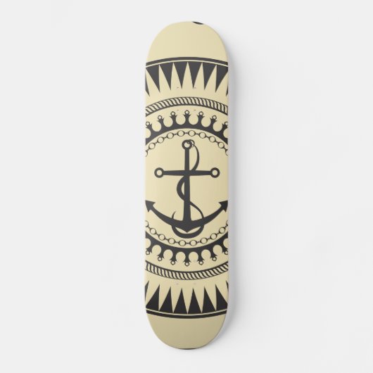 Skateboard L'Ancre de StellaRoot écrèment vers le bas (Recto)