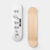 Skateboard Langue des signes de médecin (Recto)