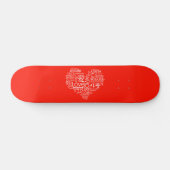 Skateboard Langues du coeur d'amour (Horz)