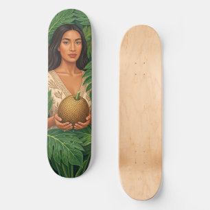 Skateboard Lani dans une impression sur toile de fruit à pain