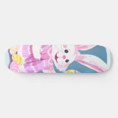 Skateboard lapin avec oeufs de pâques (Horz)