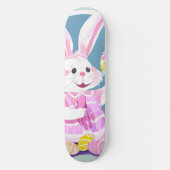 Skateboard lapin avec oeufs de pâques (Recto)