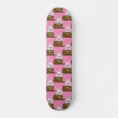 Skateboard Lapin blanc dans l'oeuf au chocolat Joyeux Motif d (Devant)