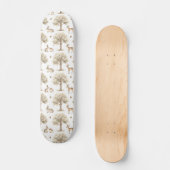 Skateboard Lapin de forêt et motif de cerf (Recto)
