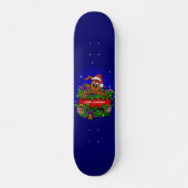 Skateboard Lapin de Noël (Devant)