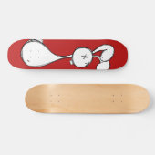 Skateboard Lapin esquissé (Horz)