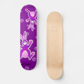 Skateboard Lapin fou, skate (Recto)