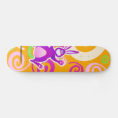 Skateboard Lapin fou, skate (Horz)