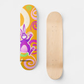 Skateboard Lapin fou, skate (Recto)