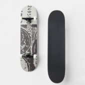 Skateboard L'argent fait tourner le monde (Recto)