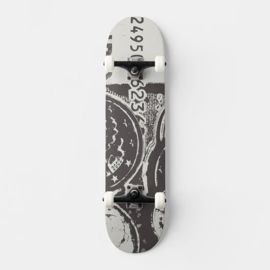 Skateboard L'argent fait tourner le monde (Recto)