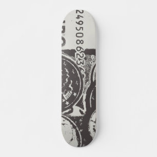 Skateboard L'argent fait tourner le monde