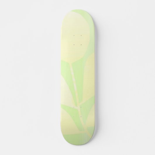 Skateboard L'art abstrait feuille (Devant)
