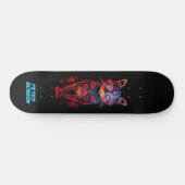 Skateboard L'art du tatouage tribal de Neon Cat (Horz)