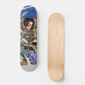 Skateboard L'art guerrier japonais Samurai Nichijo Jiro Tadan (Recto)