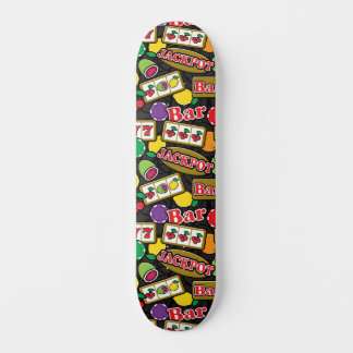 Skateboard Las Vegas Casino Pattern