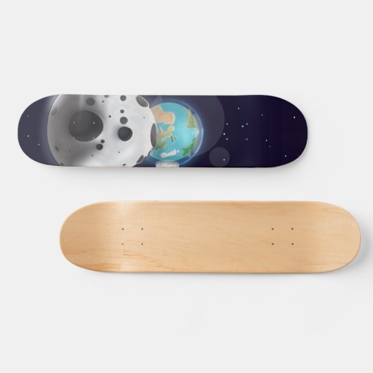 Skateboard L'Astroïde impacte la planète Terre ! (Horz)