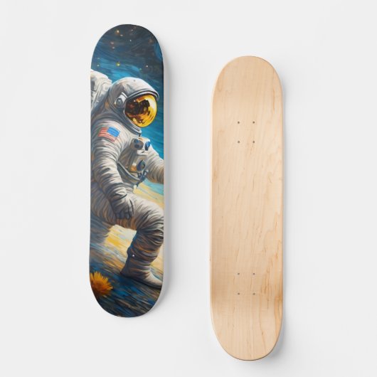 Skateboard L'astronaute perdu (Recto)