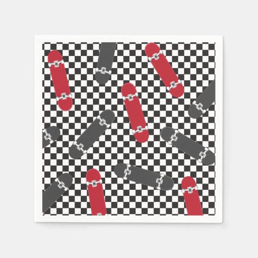 Skateboard Laten we het 's avonds doden Servet (Voorkant)