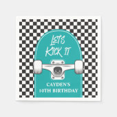 Skateboard Laten we het 's avonds doden Servet (Voorkant)