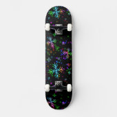 Skateboard L'atmosphère de Noël festive et animée de Slippery (Recto)