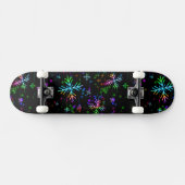 Skateboard L'atmosphère de Noël festive et animée de Slippery (Horz)