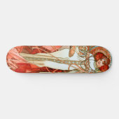 Skateboard L'Automne par Alphonse Mucha (Horz)