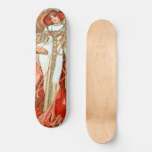 Skateboard L'Automne par Alphonse Mucha (Recto)