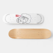 Skateboard L'autonomisation des femmes L'avenir féministe est (Horz)