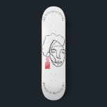Skateboard L'autonomisation des femmes L'avenir féministe est<br><div class="desc">L'oeuvre de ce skateboard provient d'une peinture originale mixte que j'ai créée en 2020. Pour voir le tableau original suivez-moi sur Instagram @AlyMarieArt. Soutenez les femmes dans les petites entreprises lorsque vous achetez ce skateboard!</div>