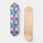 Skateboard Lavande florale (Recto)