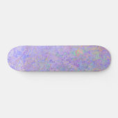 Skateboard Lavande psychédélique Purple Neon Pastel Abstrait (Horz)