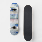 Skateboard Laver blanc II (Recto)