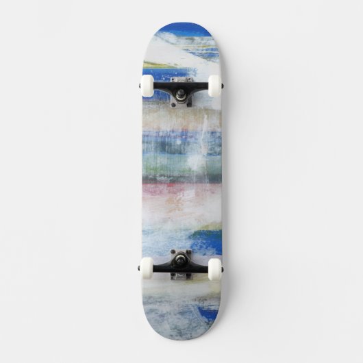 Skateboard Laver blanc II (Recto)