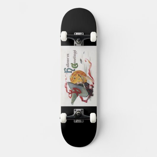 Skateboard Le baiser de la sorcière : Jack-o'-lantern à Hallo (Recto)