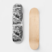 Skateboard "Le balayeur heureux Calaveras " (Recto)
