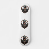 Skateboard "Le bec de fer : un ibis à vapeur" (Devant)
