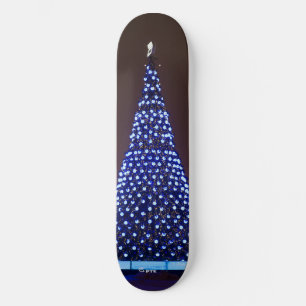 Skateboard Le bleu allume l'arbre de Noël