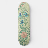 Skateboard Le célèbre motif Larkspur de William Morris (Recto)