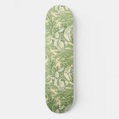 Skateboard Le célèbre motif Tulip de William Morris (Recto)