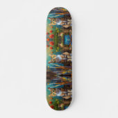Skateboard Le Chat Artistique (Devant)