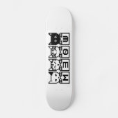 SKATEBOARD LE CHATS M30W 8 BITS (Recto)